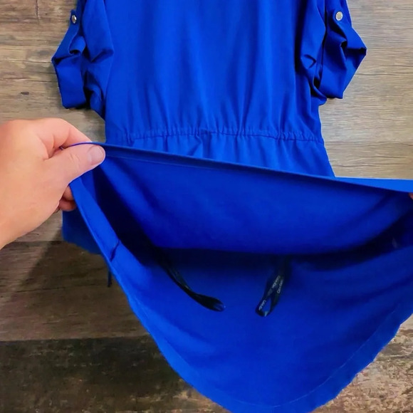 Calvin Klein Royal Blue Midi Dress - Picture 12 of 12
